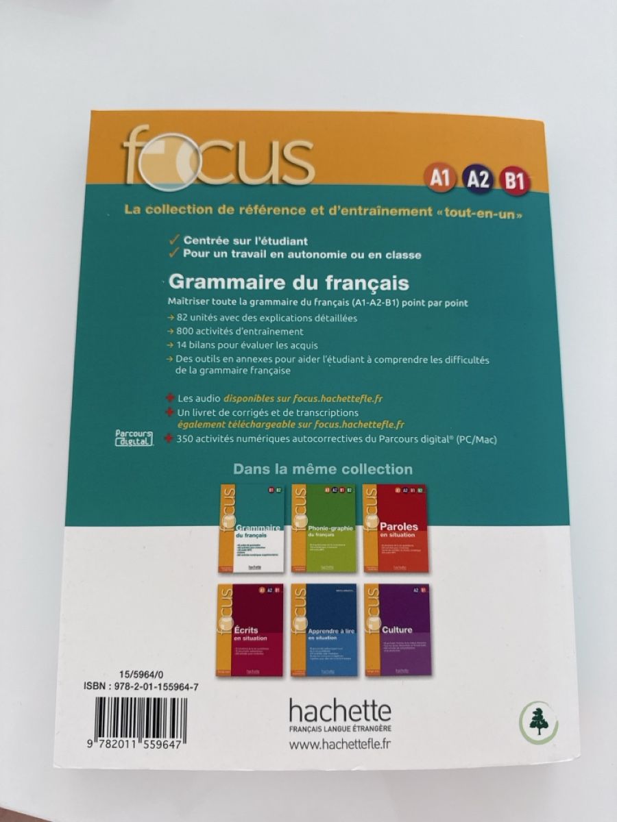 Bücher: Grammaire du français Focus – Neu und originalverpackt aus Zürich von Dx.04 1