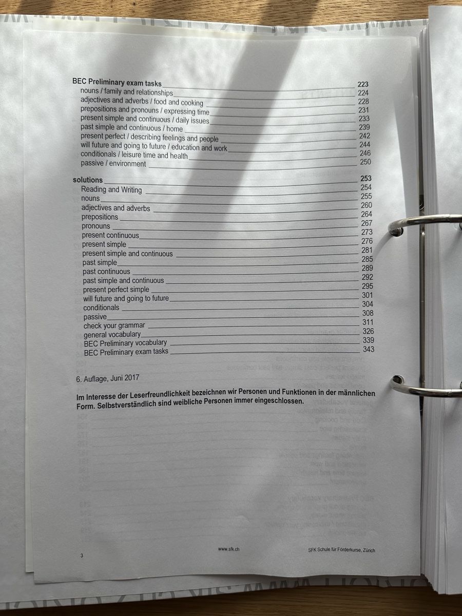 Classeurs: BEC Preliminary - Vorbereitungsordner – Neuf (Voir description) à Ehrendingen par del_8064 2