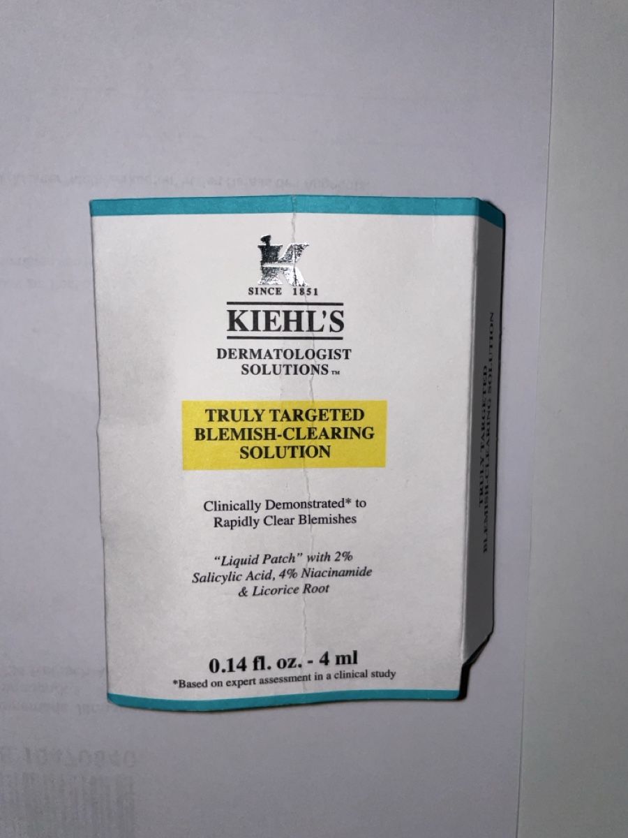 Kiehls Gesichtspflege: Kiehl's Blemish Clearing Solution 4ml neu  – Neu und originalverpackt aus Nänikon von Skin-Beauty