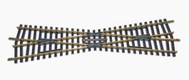 Fleischmann H0 6062: Schlanke Kreuzung 15°,  Profil 2,7 mm