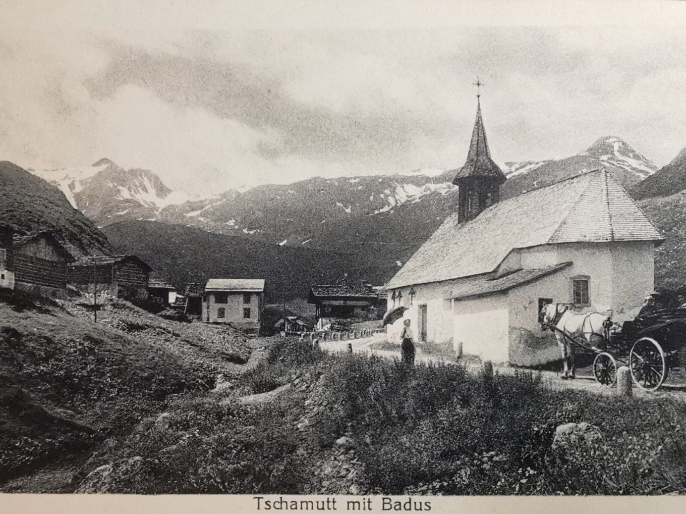 Cartes postales: Tschamutt   Kutsche  animiert  Ansichtskarte   Graubünden – D'occasion à Berneck par Ordnung2021 4