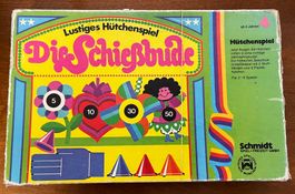 Vintage Spiel: DIE SCHIESSBUDE (Hütchenspiel)