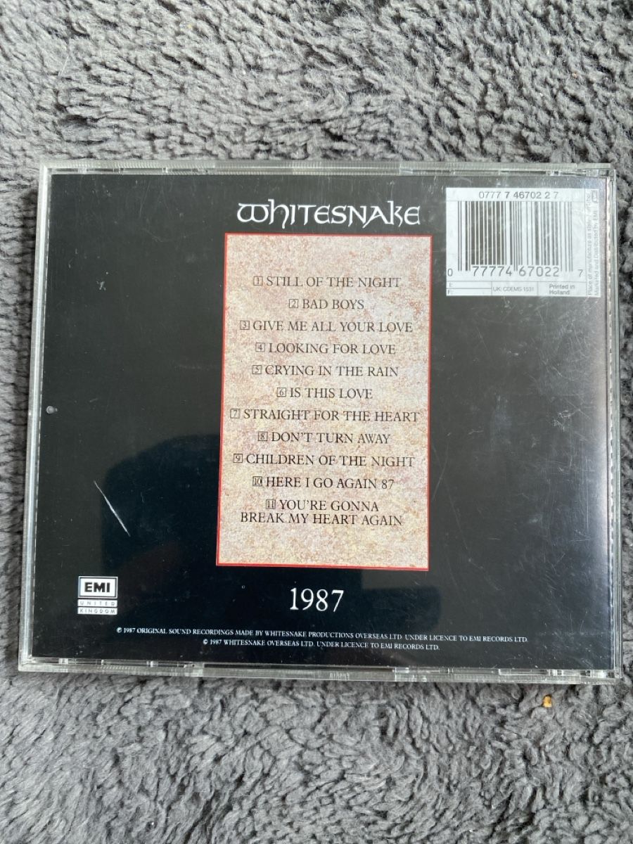 CD: Whitesnake 1987 CD – Usato da Liestal venduto da Stephanoceras1 1