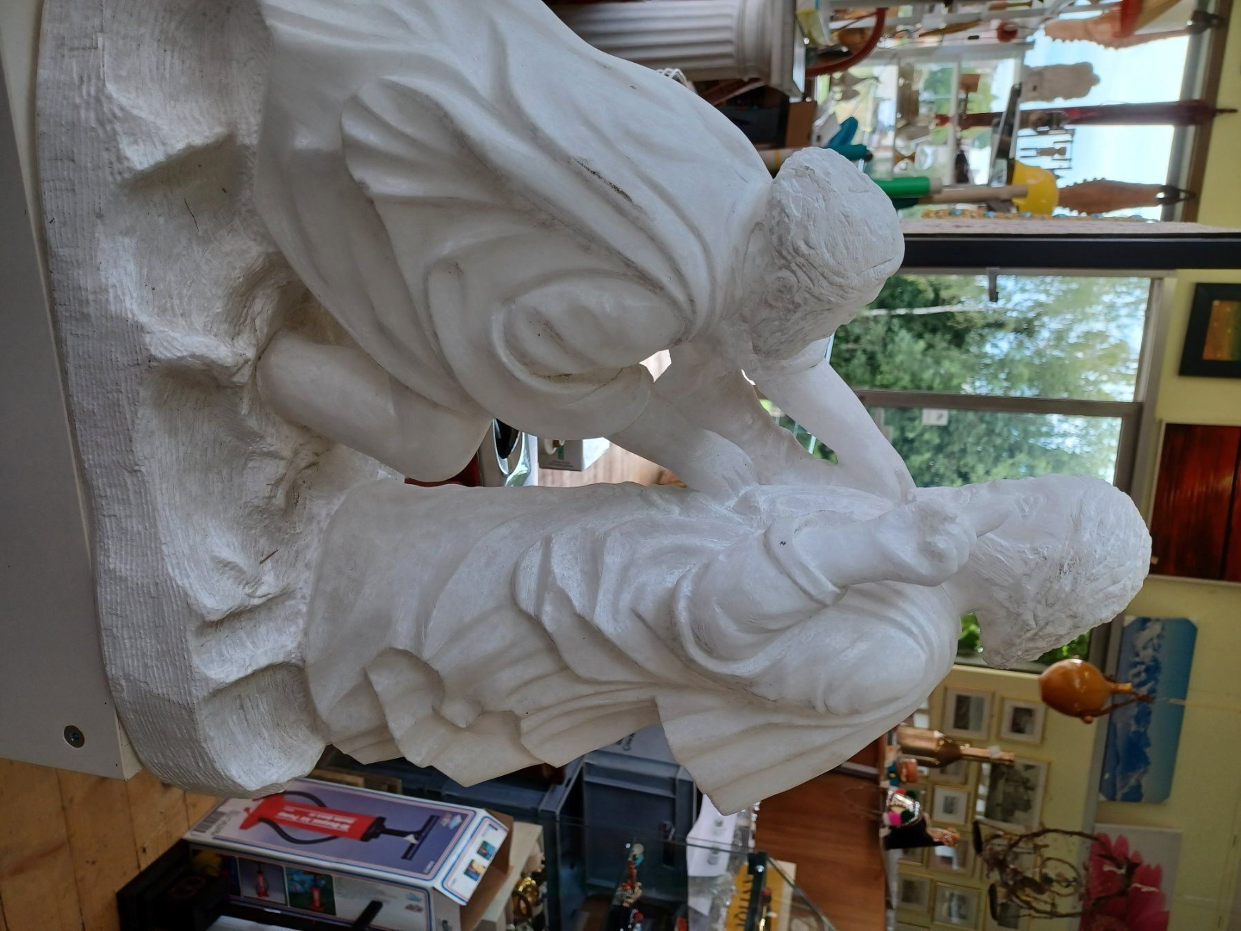 Sculture & Statue: Steinfigur Heilig Jesus – Usato da Grossdietwil venduto da hufi10 4