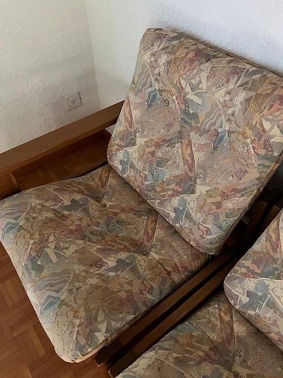 Divani: Massive Vintage Sitzgruppe -Echtholz – Usato da Inwil venduto da loe_5yxs 3