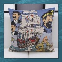 NEU: Tim und Struppi Tintin Kissenbezug kein comic Magazin
