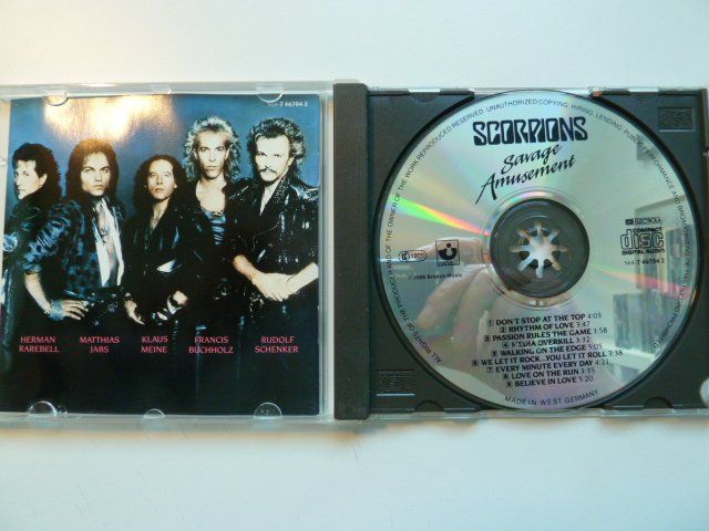 CD: Scorpions - Savage amusement – Usato da Au ZH venduto da sikoku 1