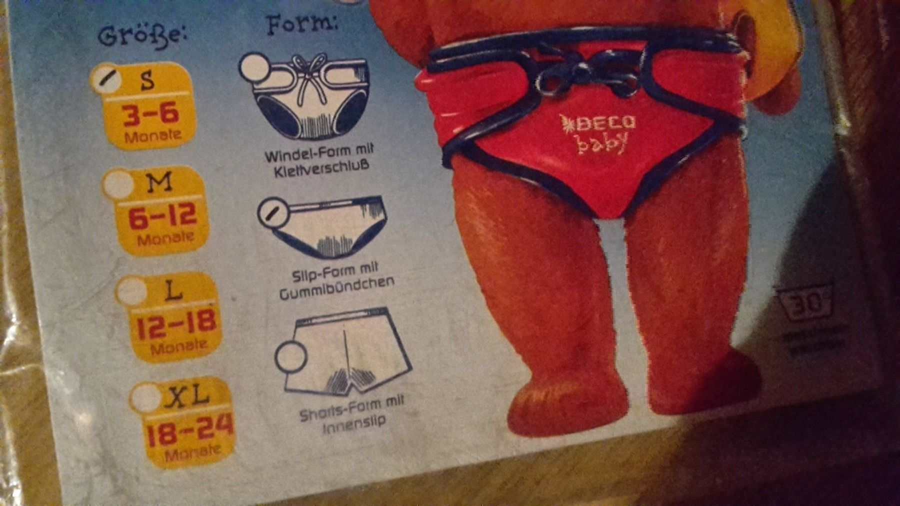 Costumi da bagno: Badewindeln Shorts gr S blau – Nuovo e nell'imballaggio originale da Schwarzenburg venduto da Flamingo07 1