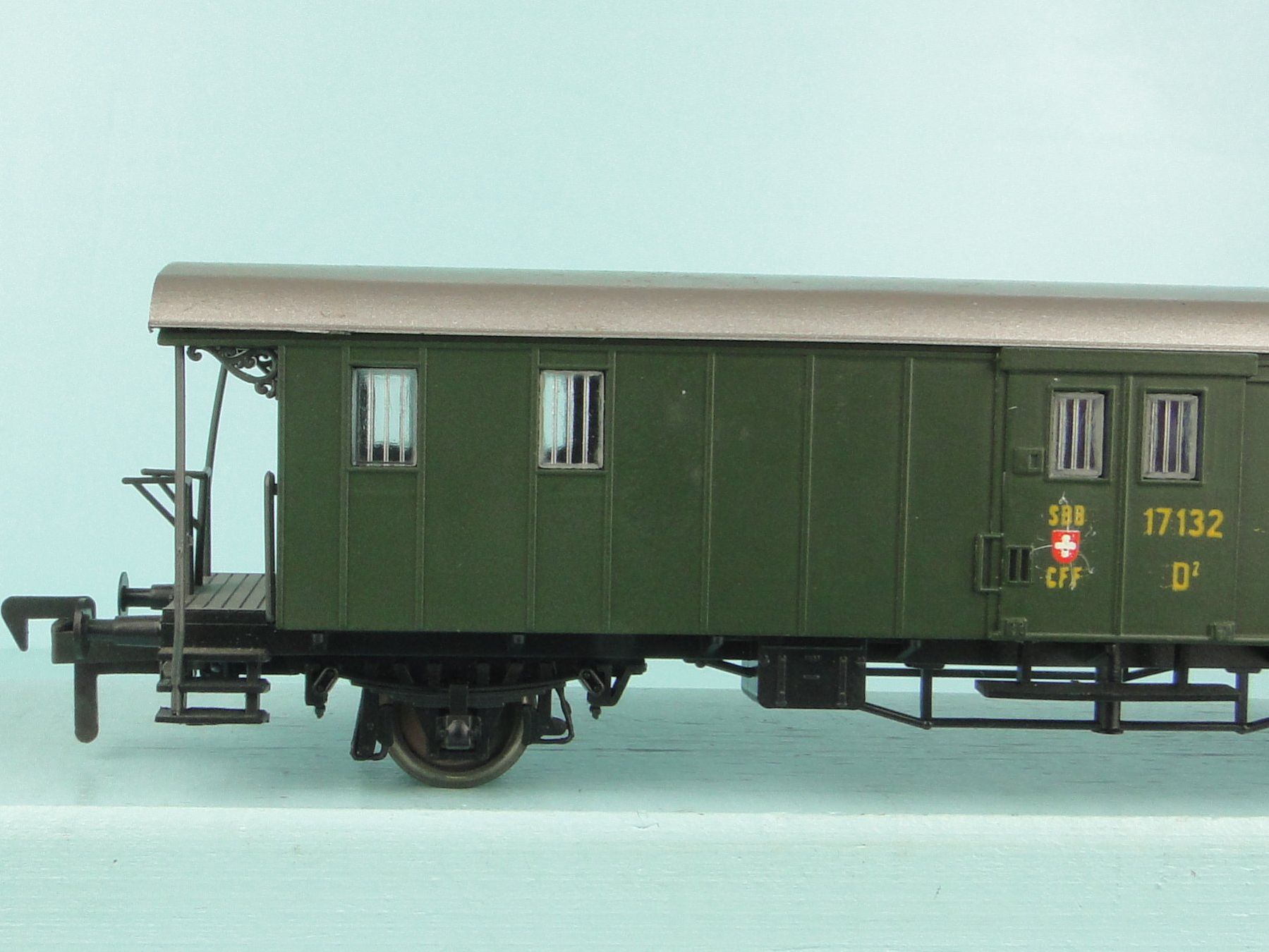 Liliput Modellini di ferrovie: Liliput/Fleischmann 275 50 SBB Plattform Gepäckwagen – Usato da Bülach venduto da cann11 1