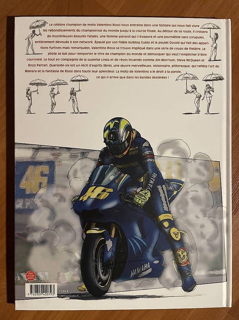 Fumetti: BD Milo Manara : Valentino Rossi Quarante-six – Nuovo (secondo la descrizione) da Concise venduto da audrey_f 1