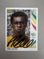 Sticker Panini WM 2006 Eric Akoto signiert