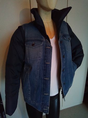 Daunenjacke (Gabriele Strehle) Jeansjacke Gr. 38