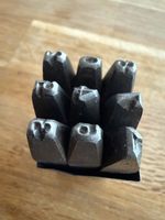 Stempel Set Zahlen 4mm Schlagstempel