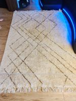 Hochflor Teppich Kayoom Baumwolle beige 160x230cm
