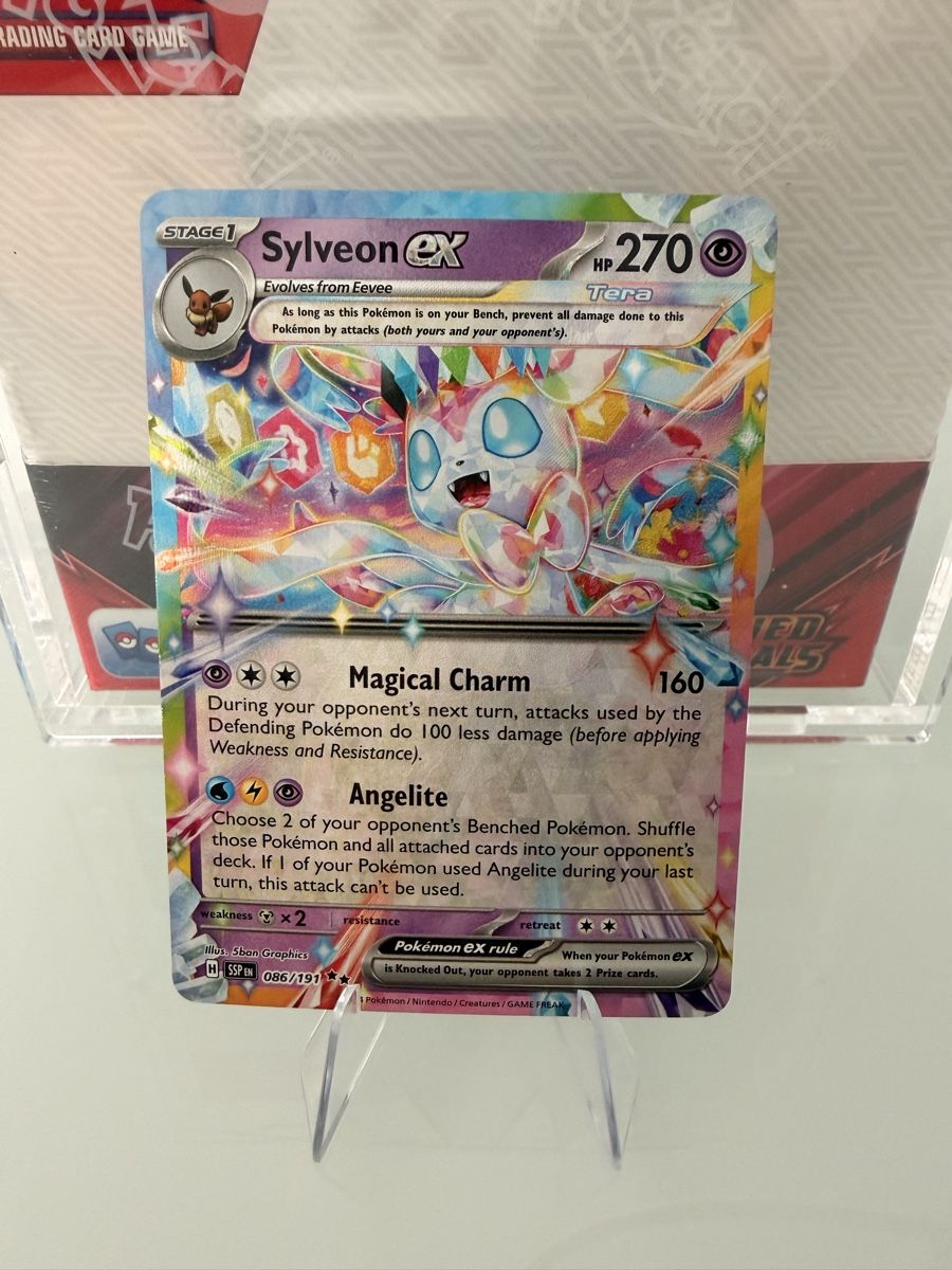 Pokémon Carte collezionabili: Sylveon ex 086/191 - Surging Sparks -  – Nuovo (secondo la descrizione) da Locarno venduto da mar_z75x