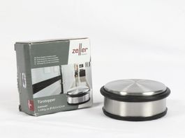 ZELLER Türstopper Edelstahl 1150g Øca10.5x4.5cm