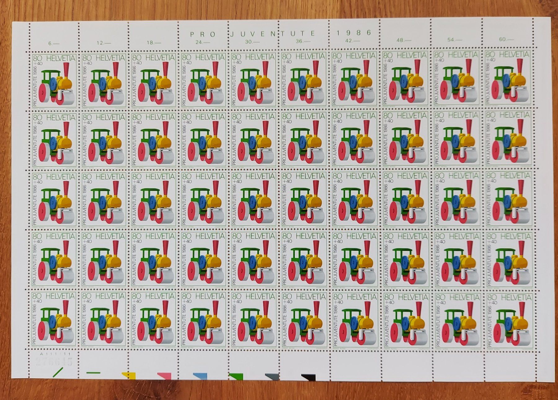 Tutti i francobolli: Postfrisch, gültige Schweizer Frankatur, Briefmarkenbogen – Nuovo e nell'imballaggio originale da Heiden venduto da ber_b77f