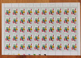 Postfrisch, gültige Schweizer Frankatur, Briefmarkenbogen