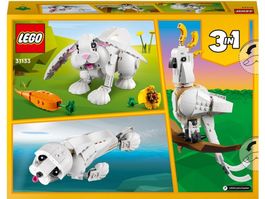 Lego Creator 3 in 1 31133 Hase Rüebli Robbe Kakadu