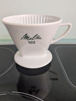 Filtre à café Melitta 102 en porcelaine blanche!