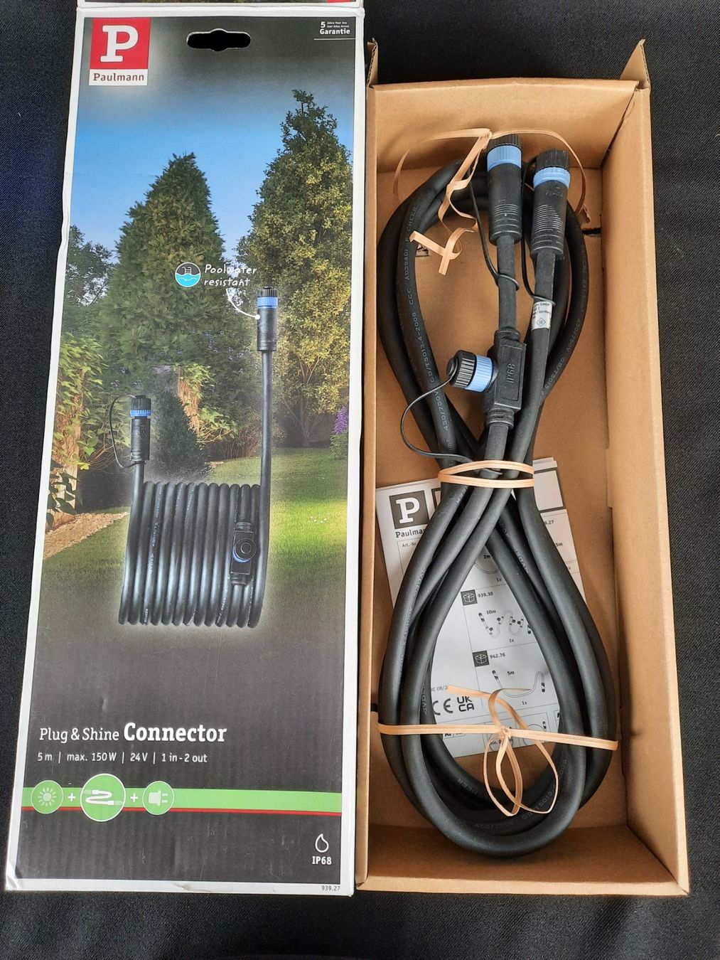 Paulmann Cavi: Paulmann Plug & Shine Connector – Nuovo e nell'imballaggio originale da Beinwil am See venduto da Restwert_Beinwil