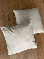 2x Maison du Monde Kissen 60 × 60 cm – Beige