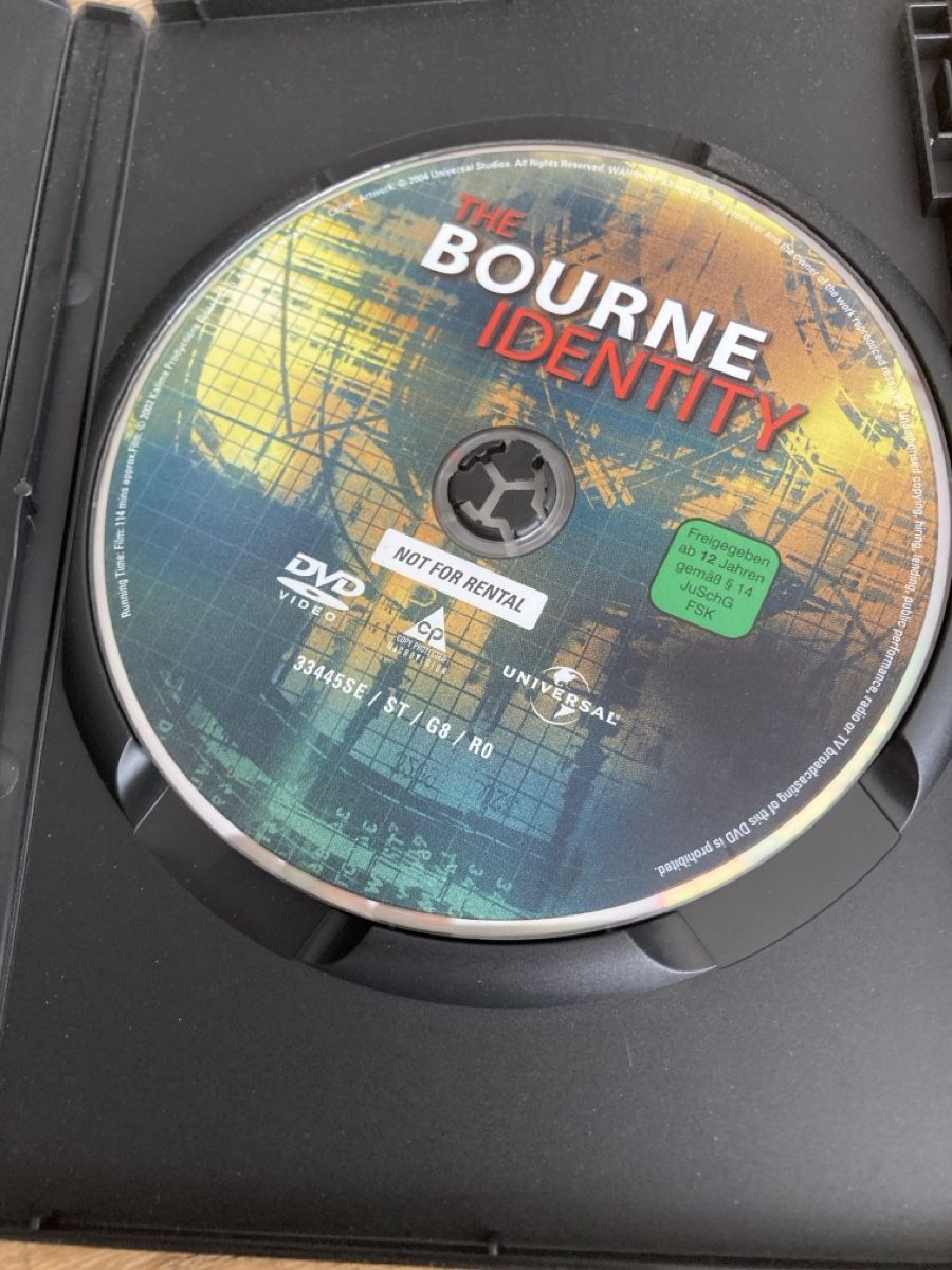 Tutti i DVDs: Die Bourne Identität top zustand – Usato da Seengen venduto da Predator86 2