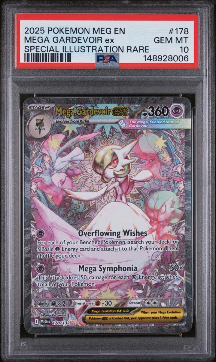 Pokémon Carte collezionabili: 2025 Mega Gardevoir ex #178 Mega Evolution SIR PSA 10 Ab 1.- – Nuovo (secondo la descrizione) da Perroy venduto da sou_7ff7 3