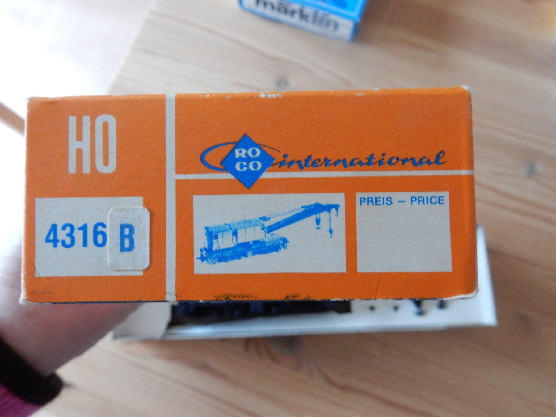 Roco Kit di modellismo & Modellini statici: Modell: beweglicher Eisenbahn-Kran ROCO H0 4316B – Usato da Jona venduto da simongarden 3