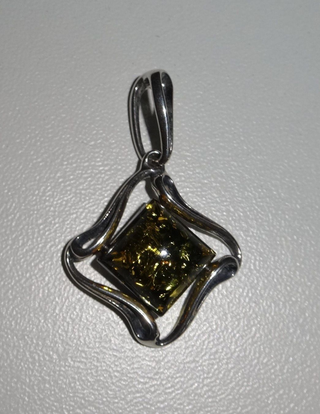 Anhänger: Bernstein Anhänger 925 Silber – Neu (gemäss Beschreibung) aus Visp von steinschmuckwelt 1