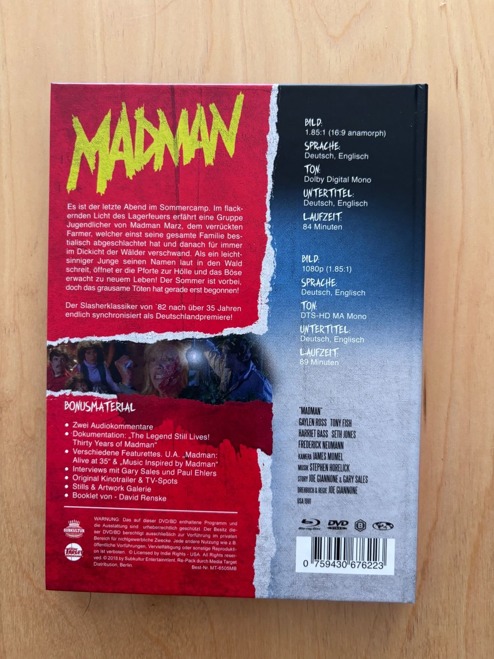 Alle DVDs: Madman – Gebraucht aus Varen von bacaduva2007 1