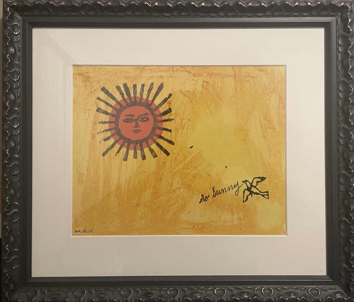Dipinti: Andy Warhol "So Sunny" 1958, By King & McGaw – Usato da Lugano venduto da Filds83