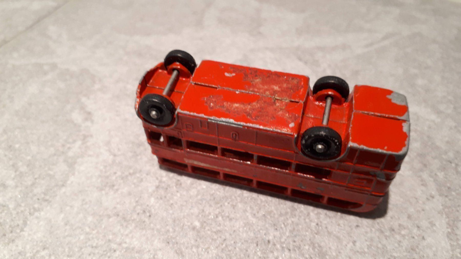 Lesney Modellini d'auto: LESNEY Matchbox Doppelstockbus – Usato da Allmendingen b. BE venduto da MMC-MuMeCo 4
