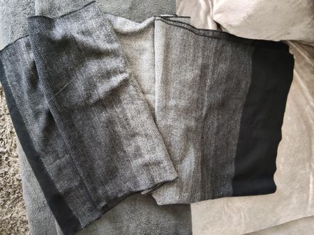 Damen Schal grau schwarz meliert guter Zustand Ponscho 