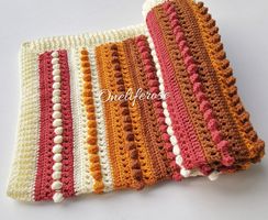 Babydecke Gehäkelt  – 90 × 70 cm