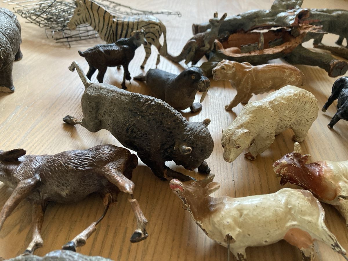 Figuren: Elastolin Zoo 1930-1960 Antik – Defekt aus Herisau von Sifgana 6