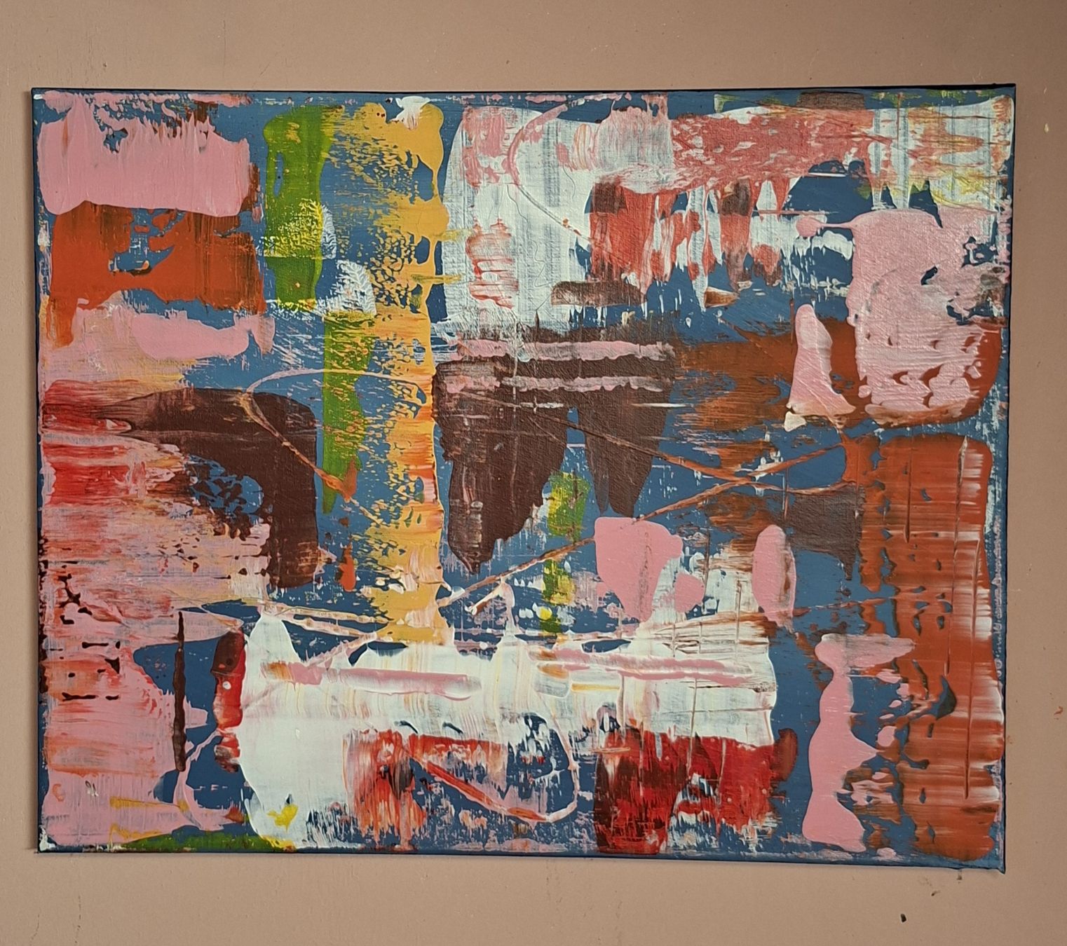 Dipinti: Gemälde Abstrakt handmade 40×50 – Nuovo (secondo la descrizione) da Riehen venduto da Steinbock1970 1
