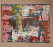 Gemälde Abstrakt handmade 40×50
