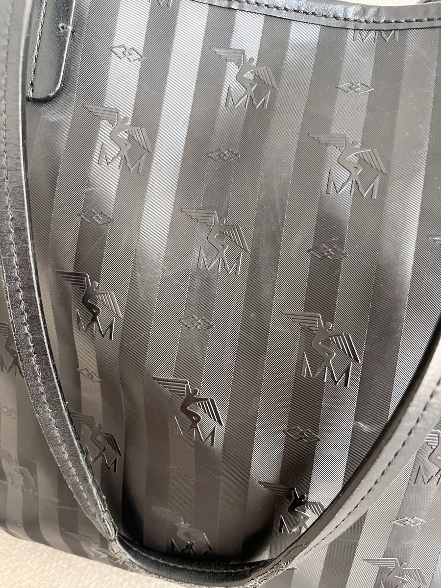 Maison Mollerus Taschen für Damen: Maison Mollerus Tote Bag Black Patterned Medium  – Gebraucht aus Lausanne von Danash 5
