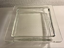 Glasschale transparent 30x30cm