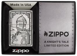 ZIPPO A Knight‘s Tale Antik Silber Emblem Limited Edition