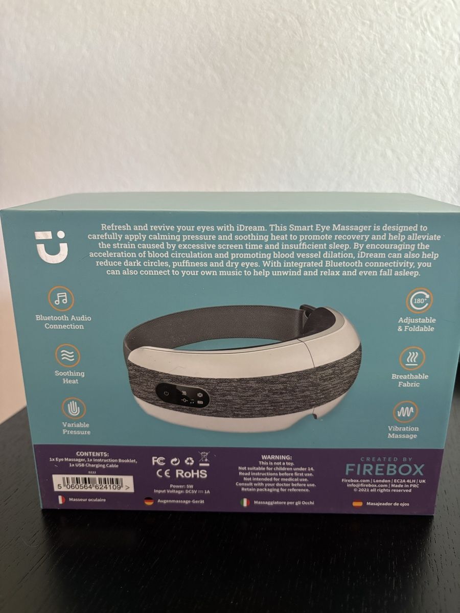 Massagegeräte: iDream Smart Eye Massager Bluetooth neuwertig – Neu (gemäss Beschreibung) aus Watt von Gigge10 3