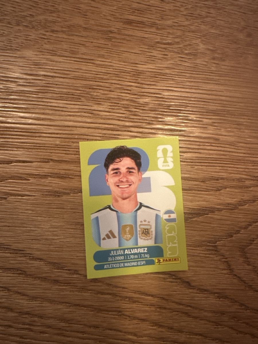 Panini Sammelbilder & Trading cards: Julián Alvarez Panini Karte – Neu (gemäss Beschreibung) aus Zürich von florelise