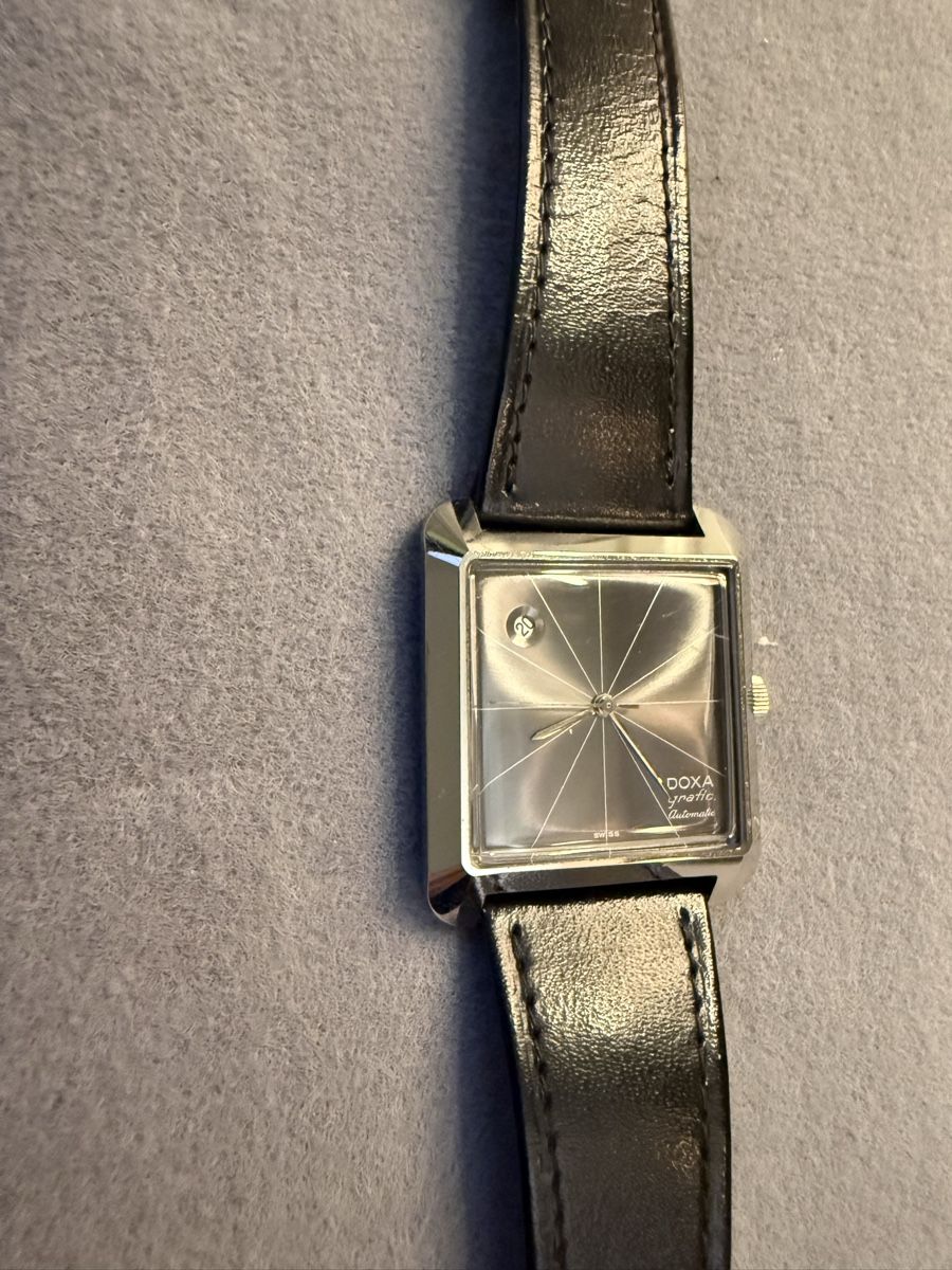 Doxa Uhren: Doxa Grafik automatic, NOS, 1963 Bauhaus-Stil – Gebraucht aus zürich von greenmodul 1