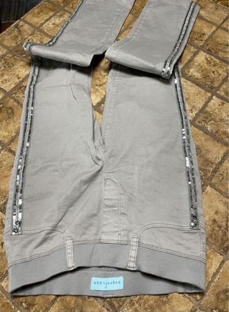 Pantaloni Pfeffinger grigi con paillettes - Tg 38 - nuovo✨