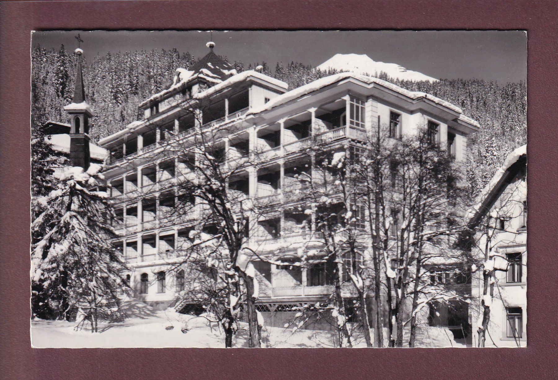 Ansichtskarten: DAVOS-PLATZ - Alexanderhaus – Gebraucht aus Pully von nicecards