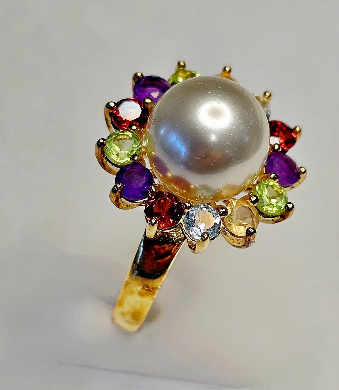 Bagues: Perle Multistone Fingerring – Neuf (Voir description) à Zürich par Benedikt21 1