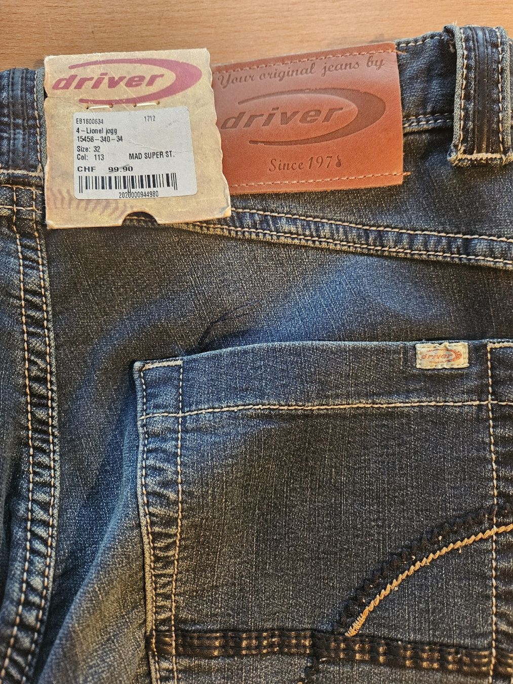 Jeans: Neue Driver Jeans Grösse 32 – Nuovo e nell'imballaggio originale da Spiez venduto da ann_y7bb 5