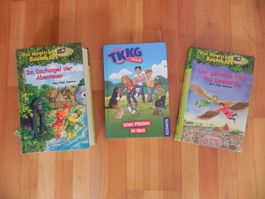 3 Kinderbücher - Baumhaus, TKKG Vier Pfoten