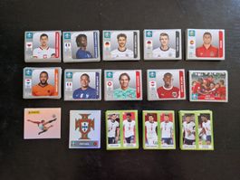 Diverse Panini Euro 2020 Stickers (ca. 320 Stk.)